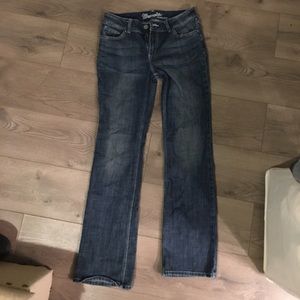 Size 8 Womens bootcut Wranglers